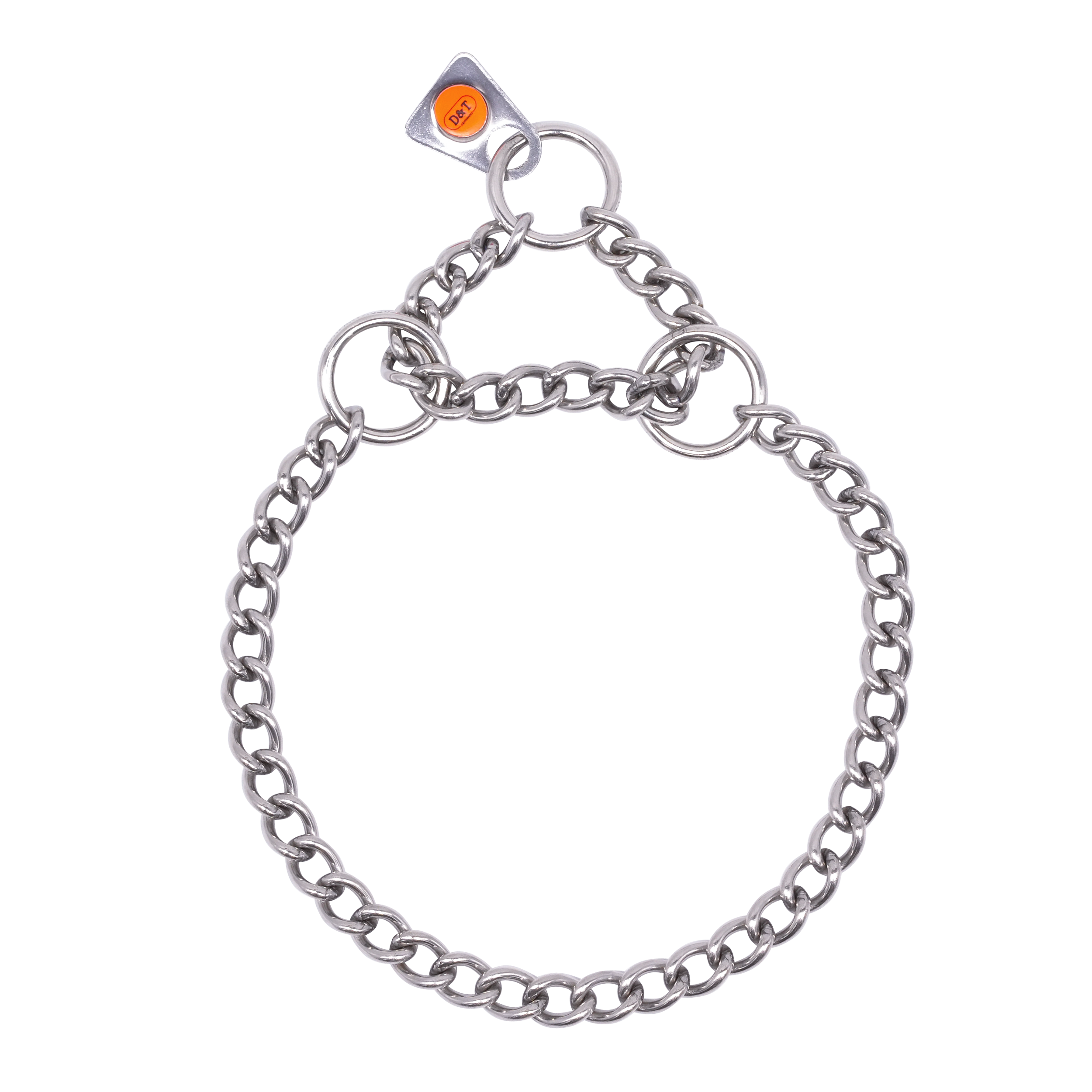 Collar, round links - Stainless steel, 2.0 mm