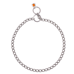 Collar, round links - Stainless steel, 2.5 mm