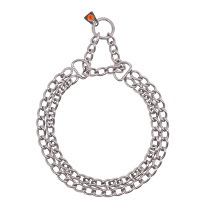 Twin Row Martingale Collar - Stainless Steel, 3.0 mm