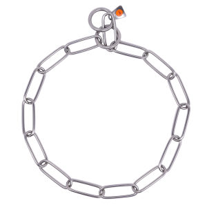 Collar, long links - Stainless steel 3.0 mm