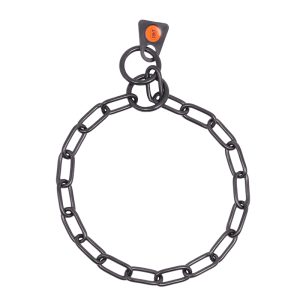 Collar - Stainless steel black, 2.0 mm