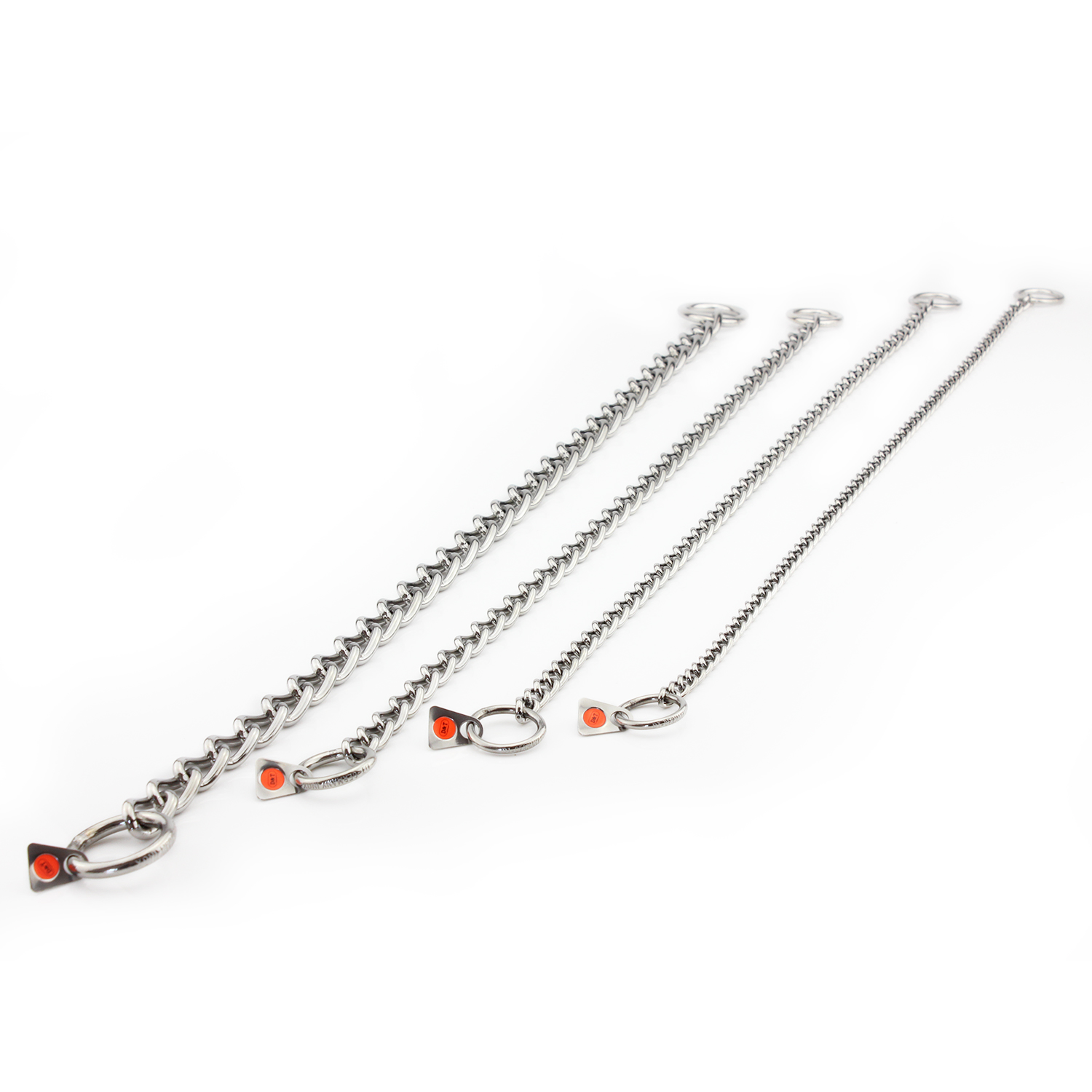 Collar, round links - Stainless steel, 2.0 mm - Image 2